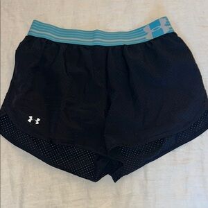 Under Armour Black Athletic Shorts Lightweight Breathable